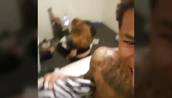 Brunette Shemale Creampie sex tap the